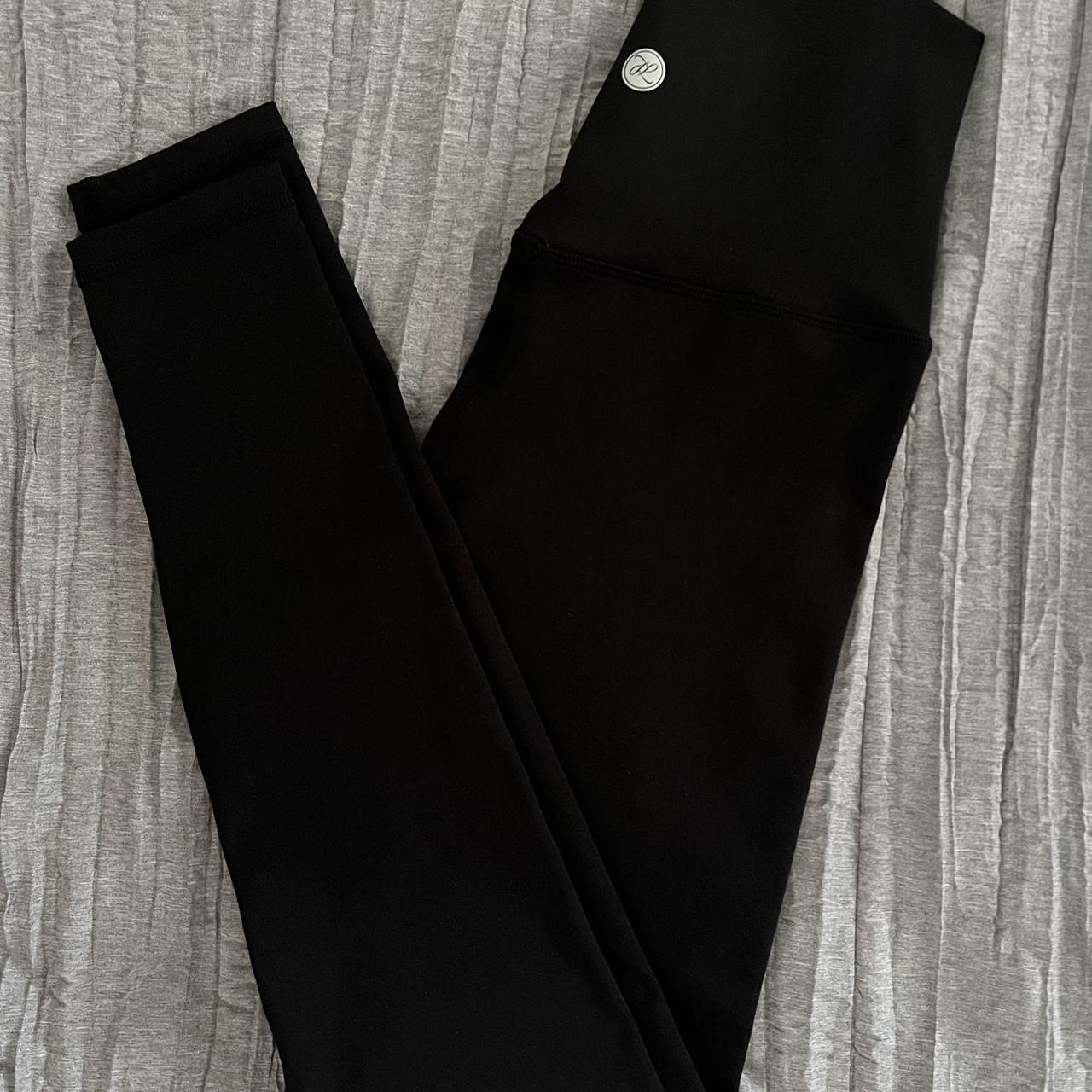 Extra High Waist Full Length Leggings - Black