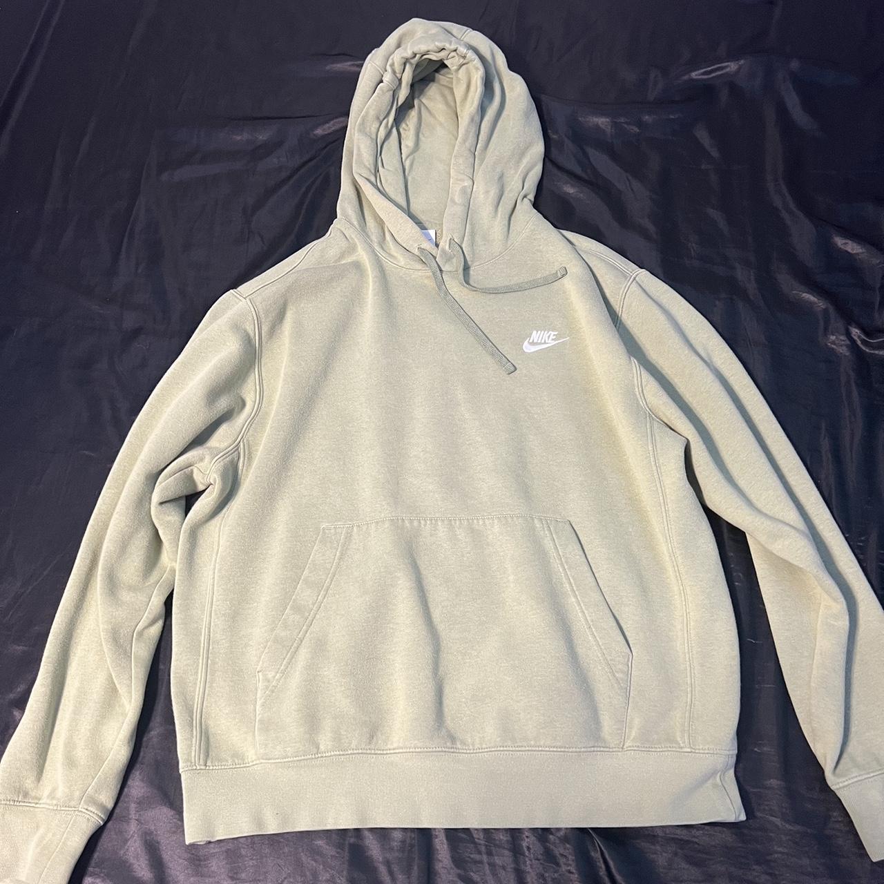 sage green nike shirt