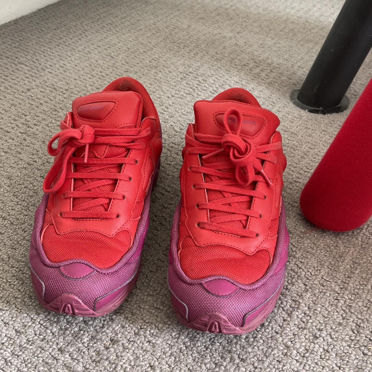 raf simons shoes purple
