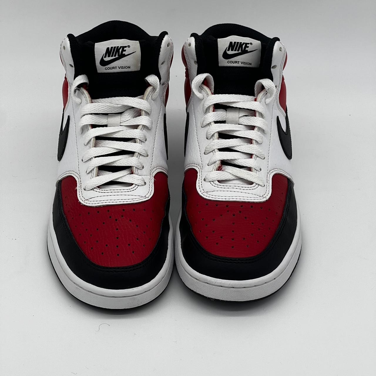 nike court vision mid vs air force 1