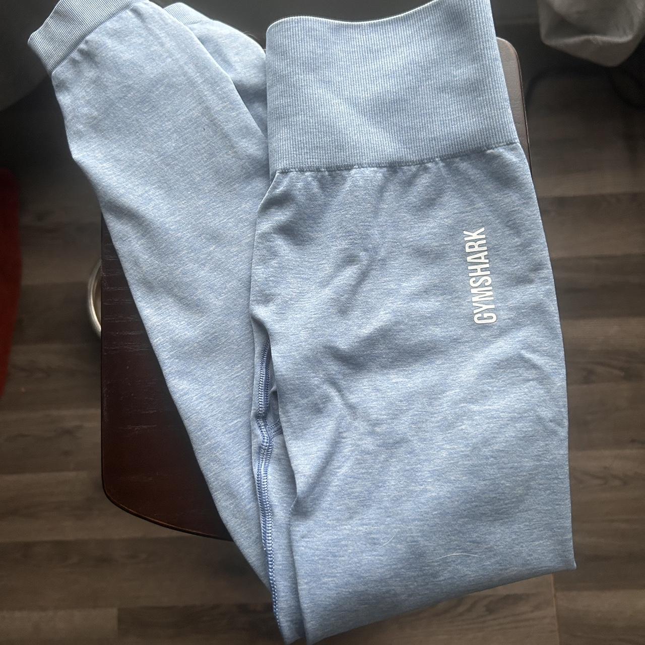 Xs baby blue Gymshark leggings - Depop