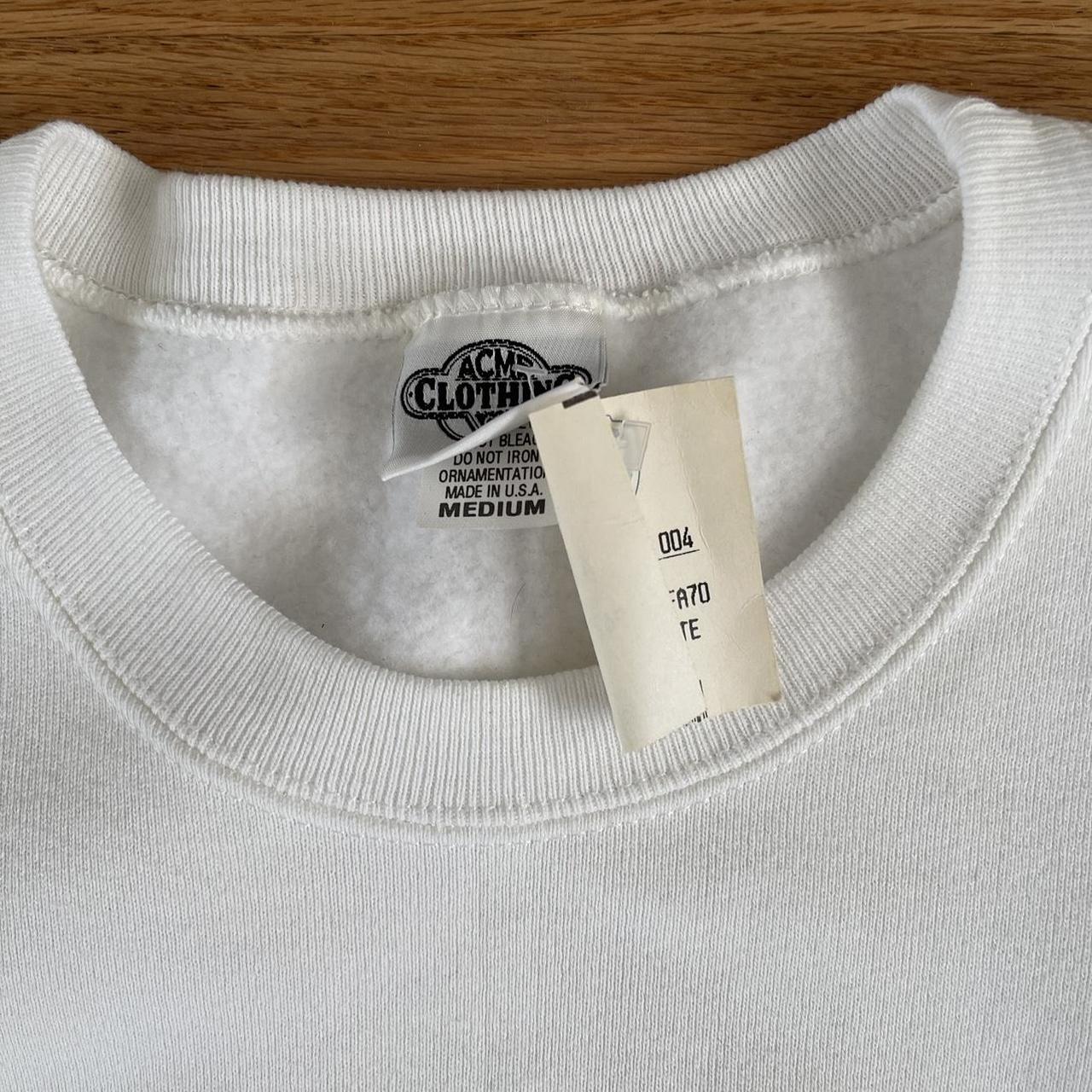 Acme Clothing Men's White and Grey Sweatshirt (3)