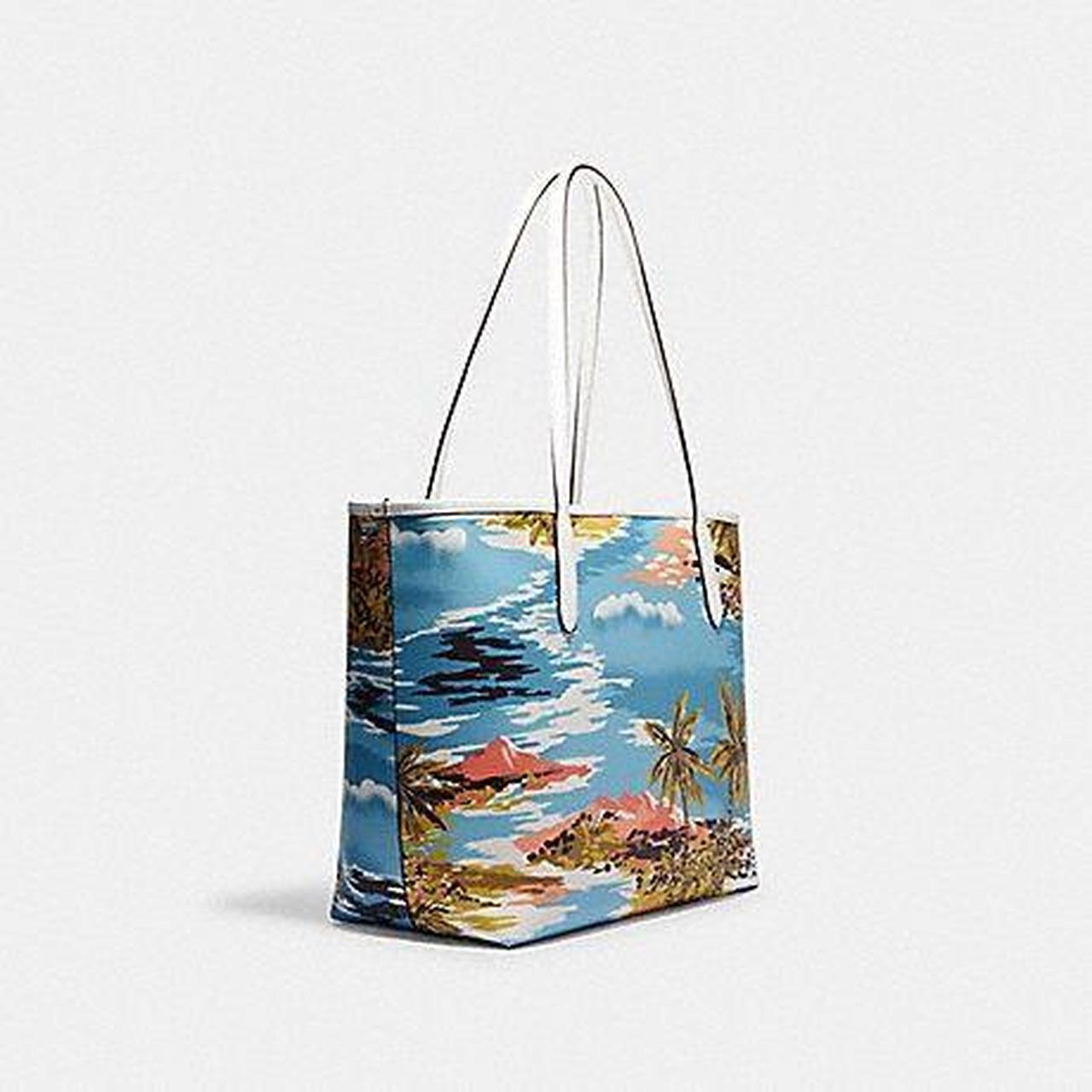 Coach Tote 38 with Hawaiian Print