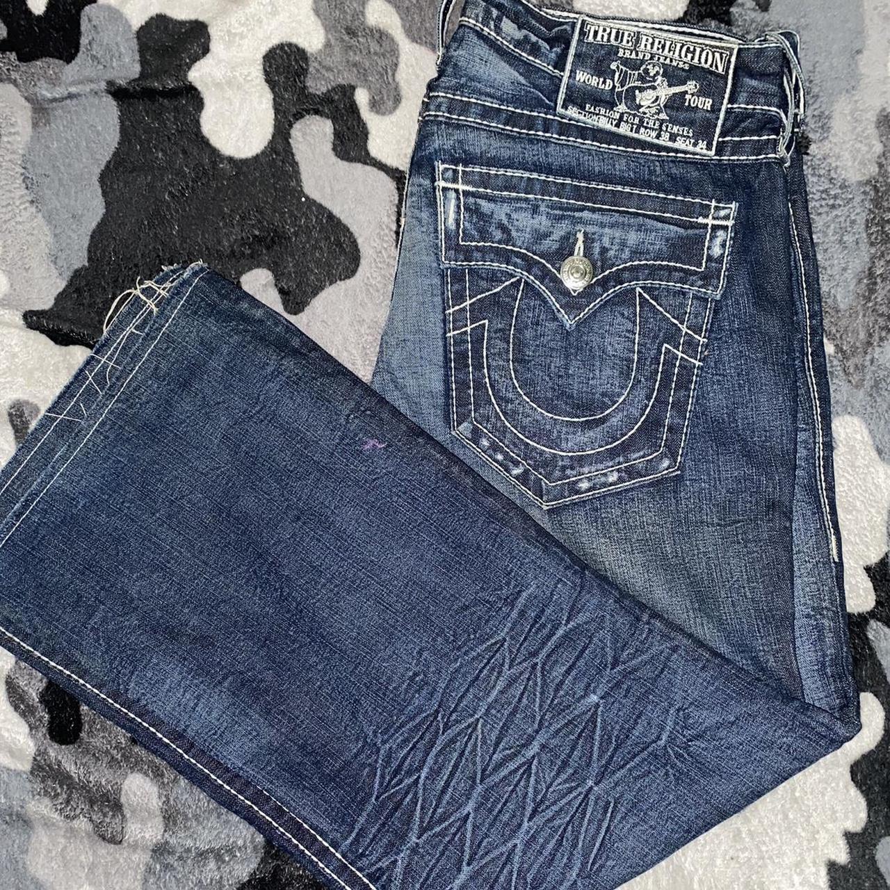 True religion billy big T jeans size 38x34 baggy... - Depop