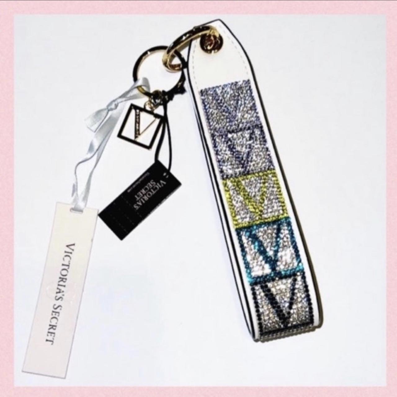 Victoria's Secret Bling Wristlet Strap Keychain New - Depop