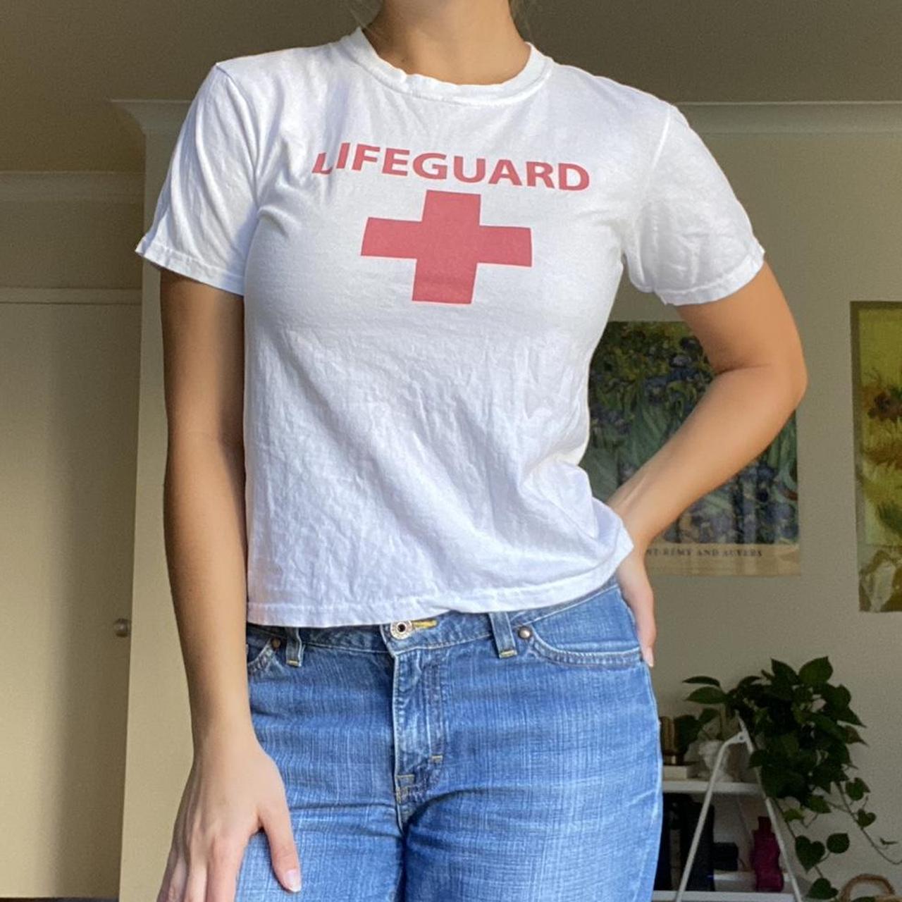 Lifeguard t shirt outlet women's