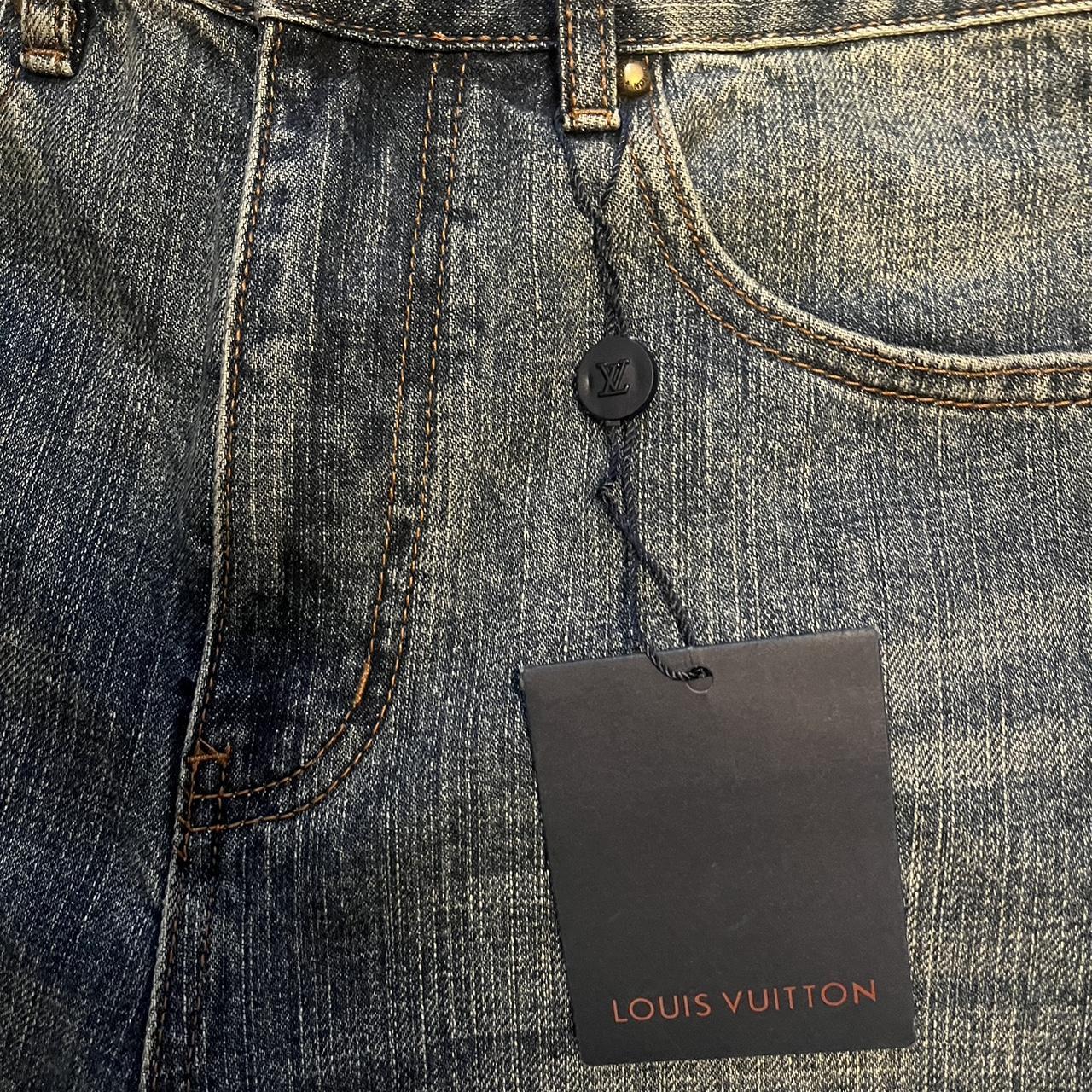 Louis Vuitton Wavy denim pants ss23 tag still on... - Depop