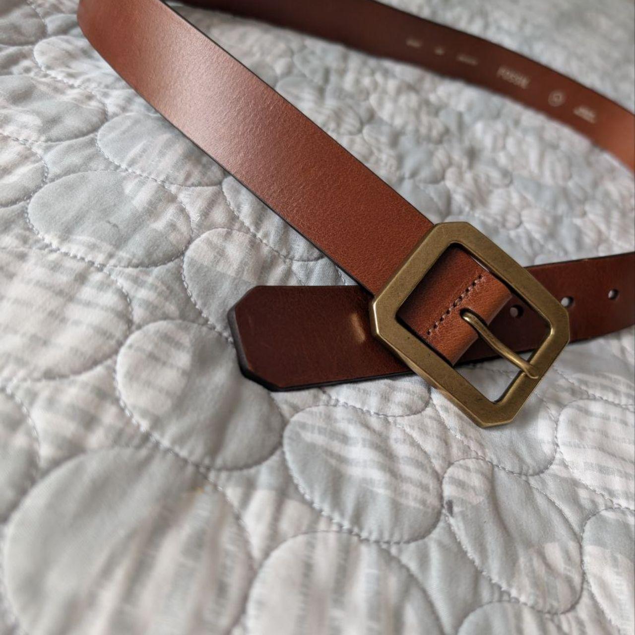 Fossil Women's Belt - Brown/Multi – Fossil Hex Bu… - image 3