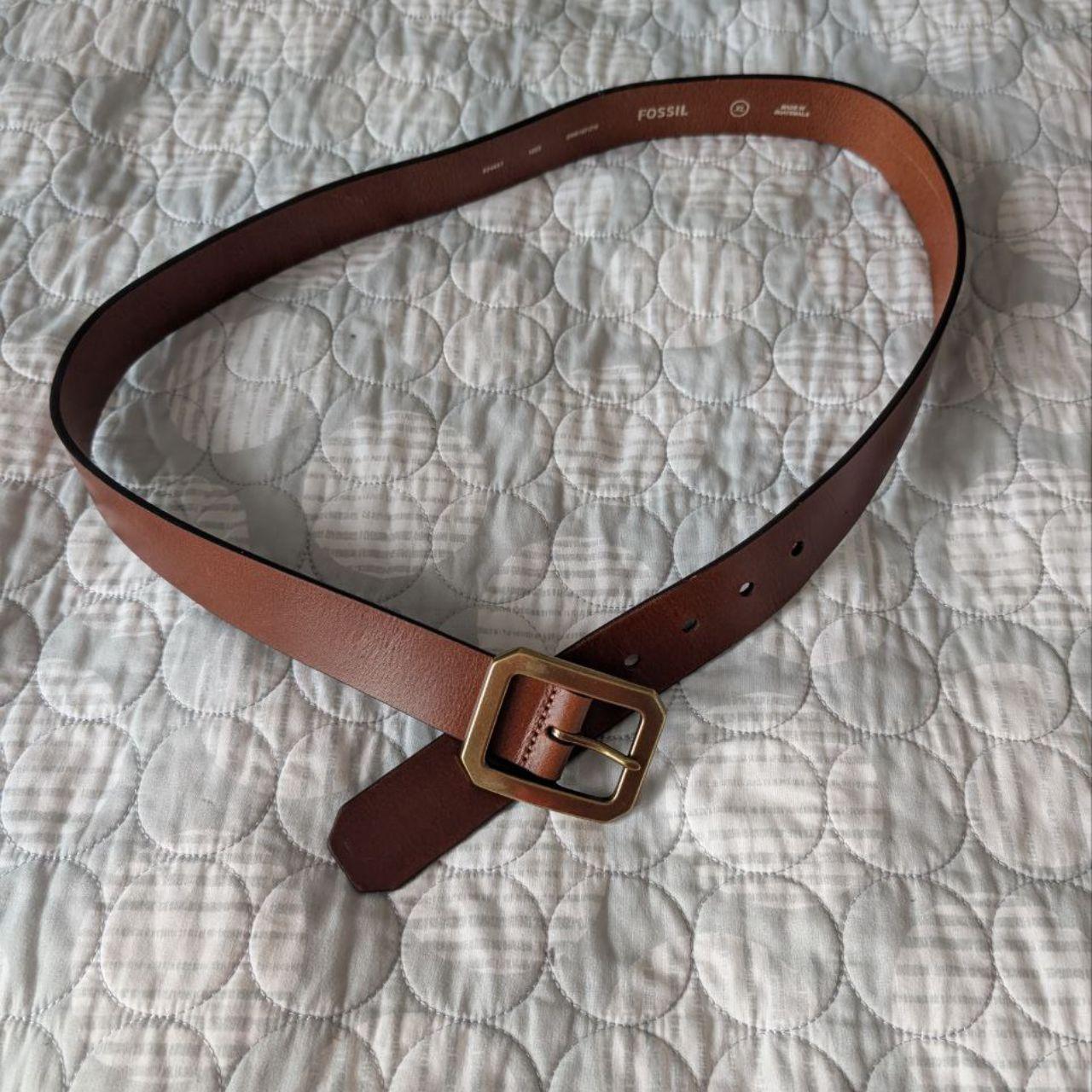 Fossil Women's Belt - Brown/Multi – Fossil Hex Bu… - image 4