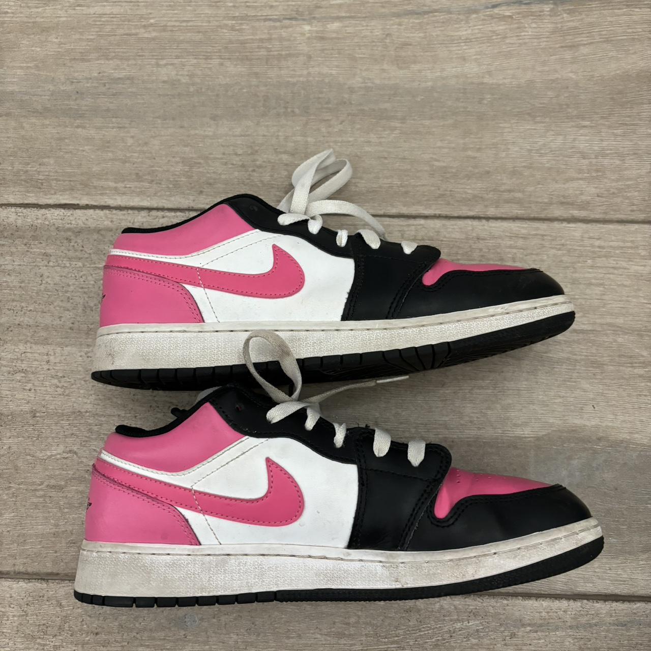 Air Jordan 1 lows in popsicle stick pink! Size is 7... - Depop