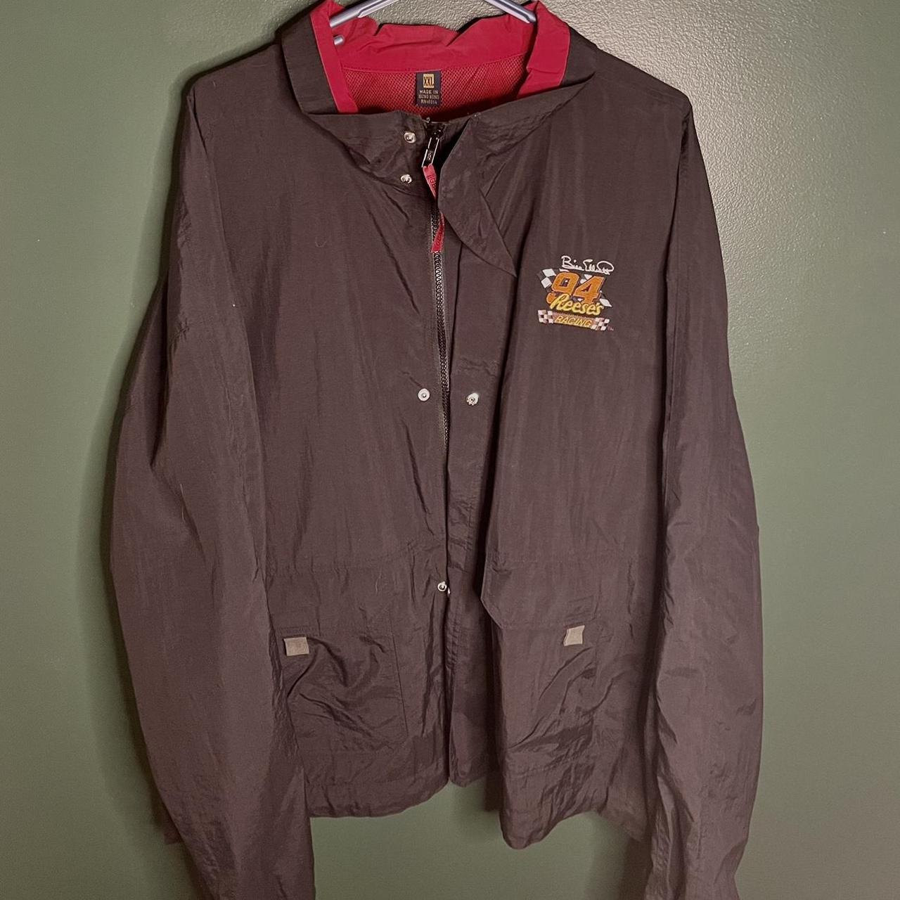 Vintage 1994 Bill Elliott Reeses Racing Jacket... - Depop