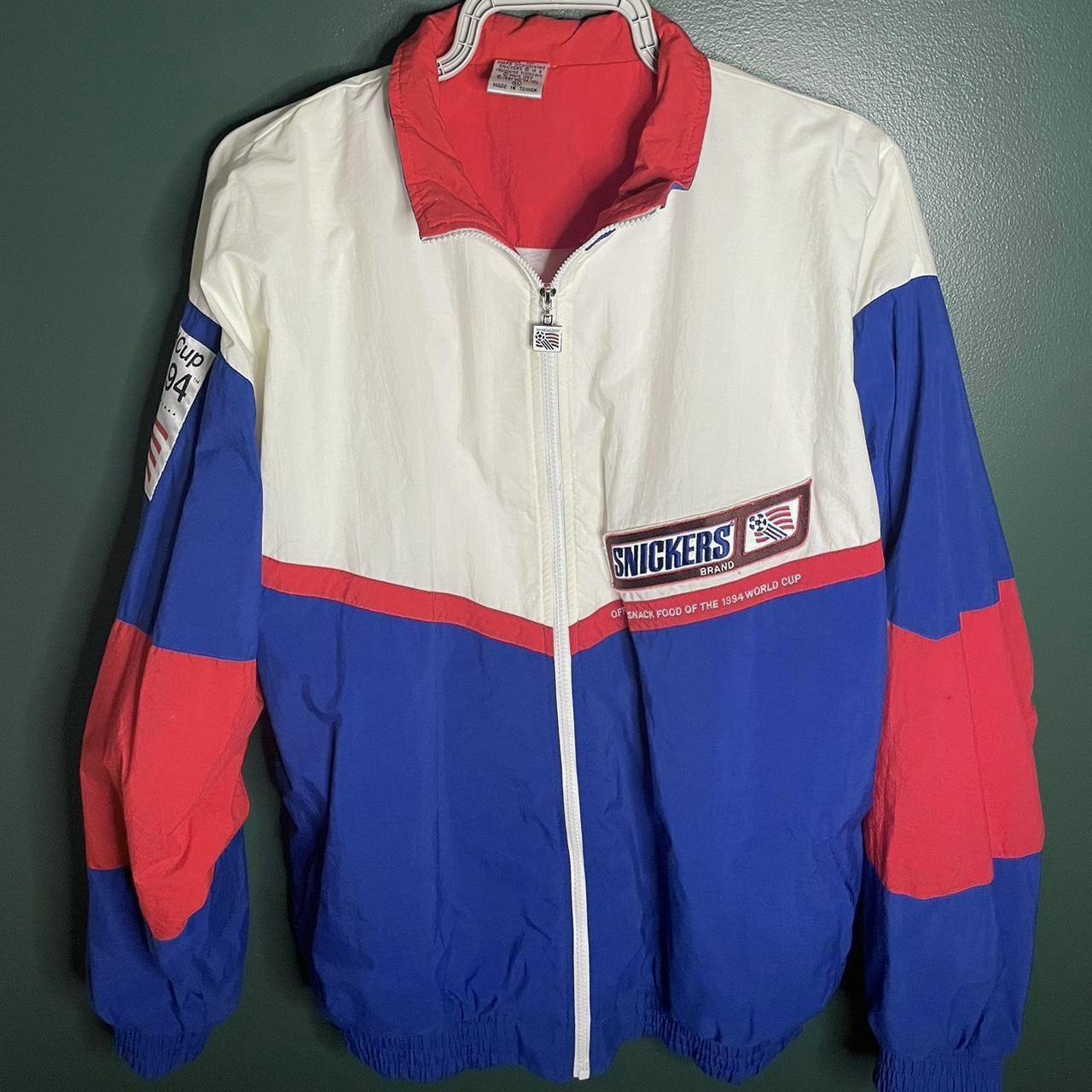 Vintage 1994 Snickers World Cup Jacket promo XL.... - Depop