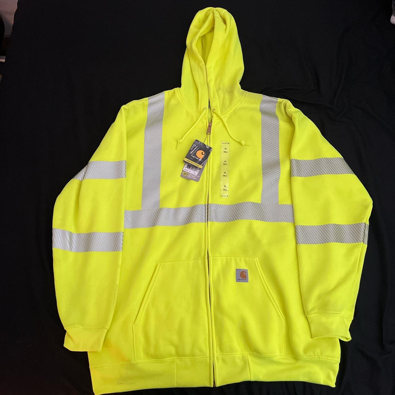 High vis store carhartt hoodie