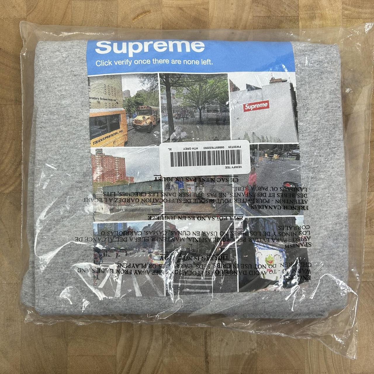 How to spot fake Supreme T-SHIRT: The main - Depop