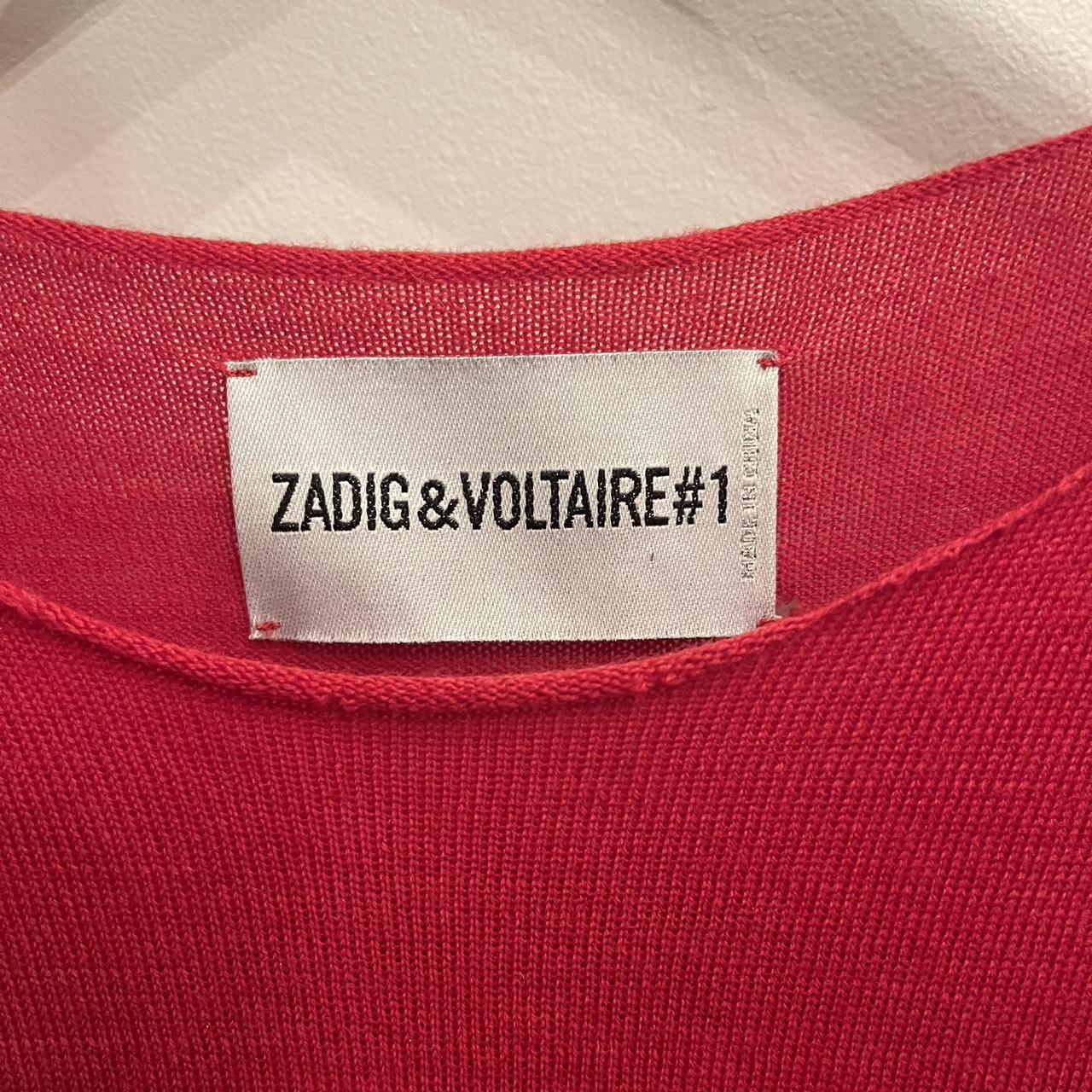 Zadig Voltaire Women S Red Jumper Depop