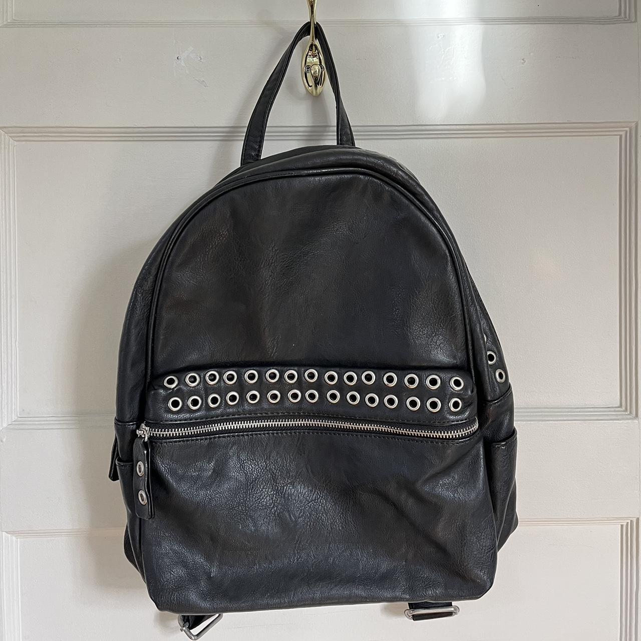Madden Girl Backpack with Grommets daybag punk... Depop