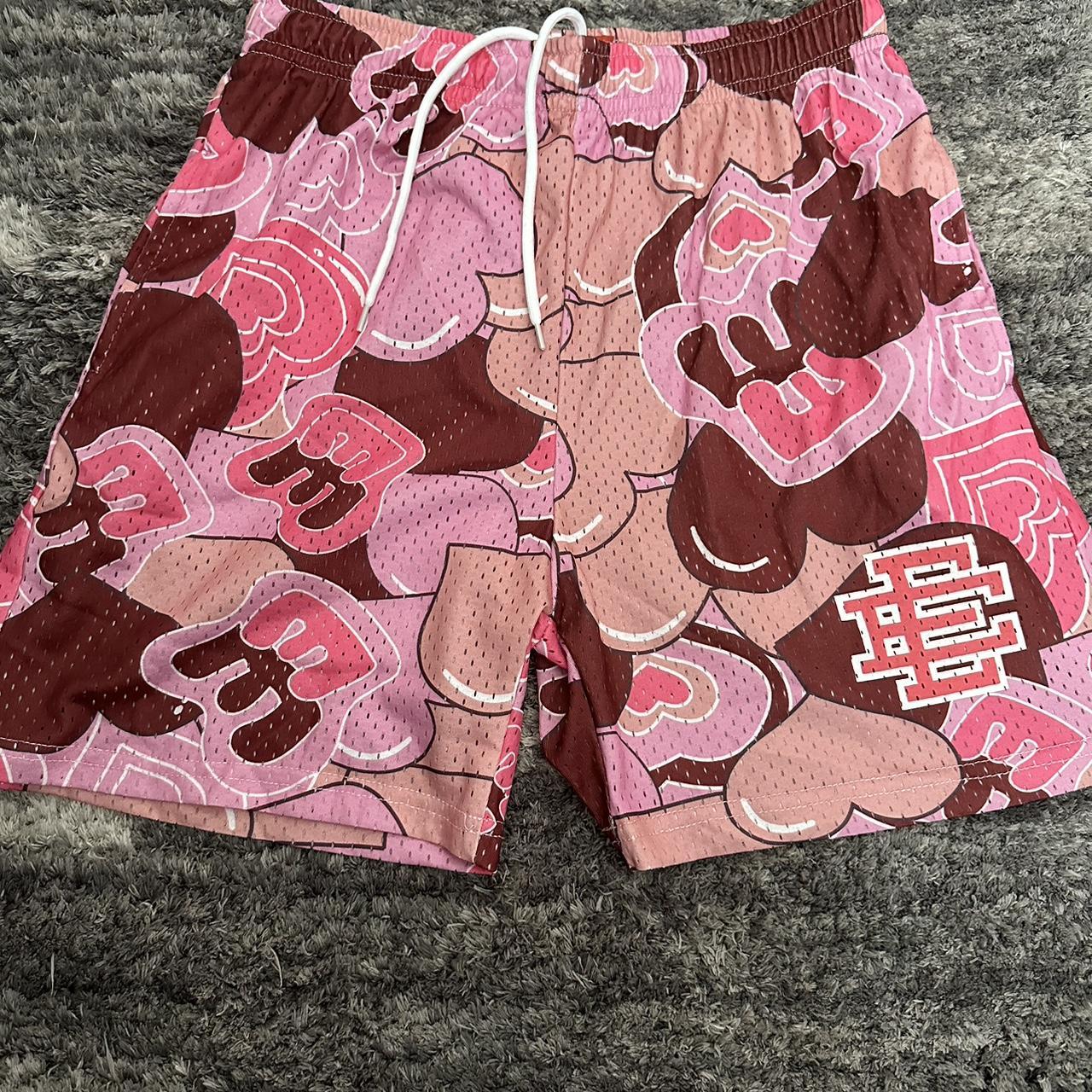 Eric emanuel x bape shorts size Large. Summer - Depop