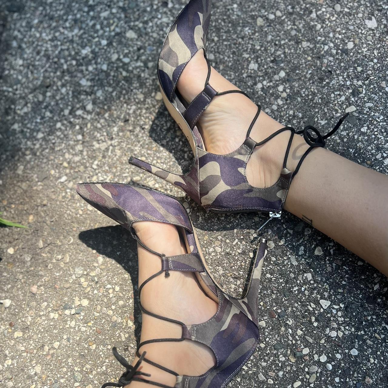 Jessica simpson camo heels best sale