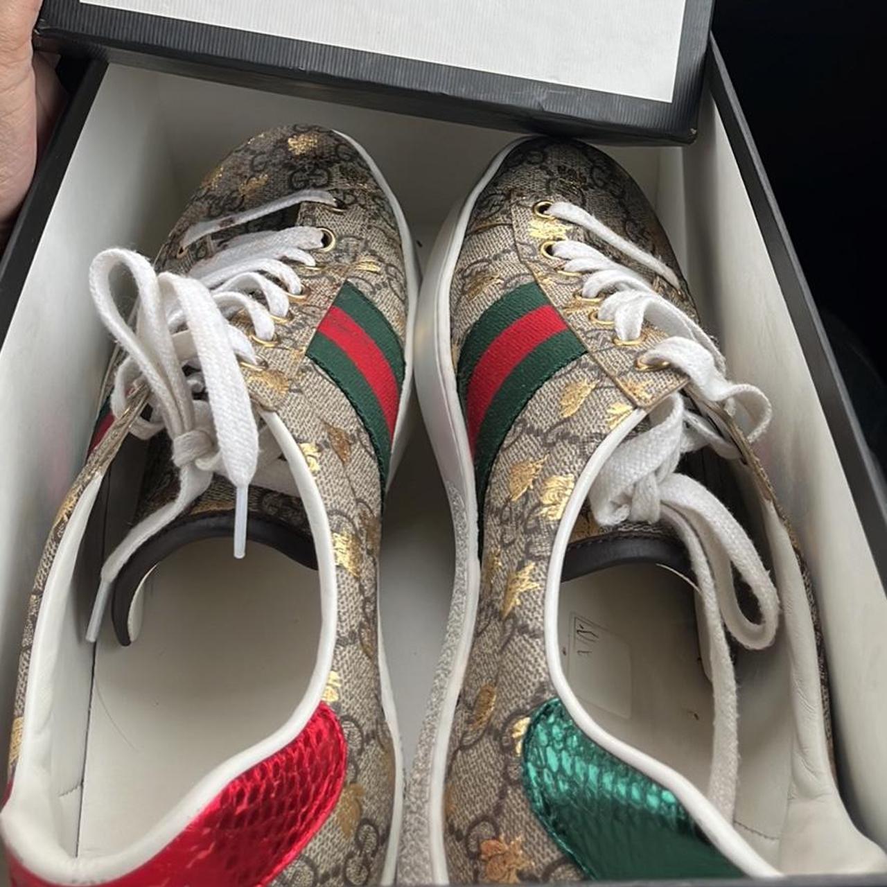 mens blue gucci trainers