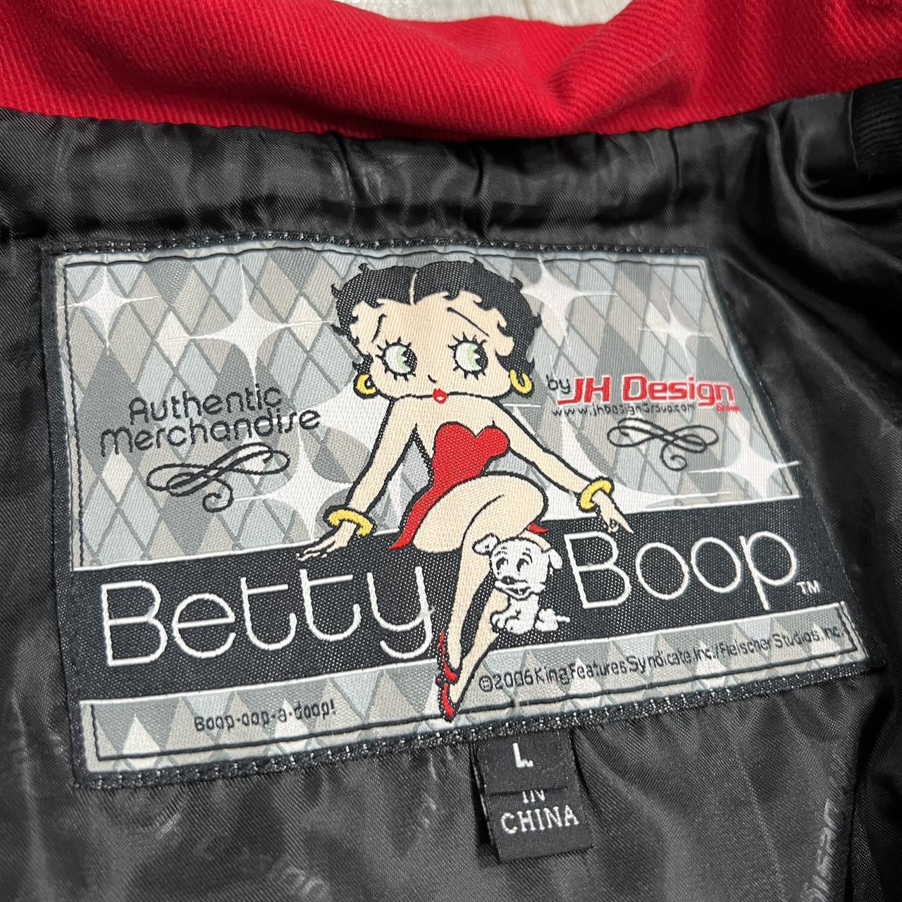 Y2K JH Design Betty Boop Jacket Size L 18.5 ptp 21