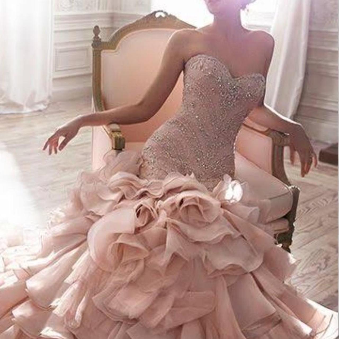 Pink Maggie Sottero Gowns Maggie Marilyn Pink Dress Wedding Dress