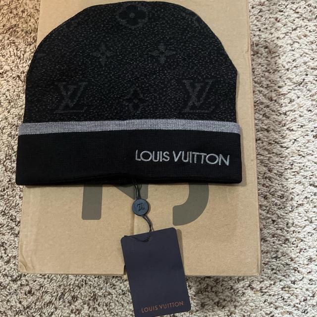 Louis Vuitton Beanies are 100% authentic and cut - Depop