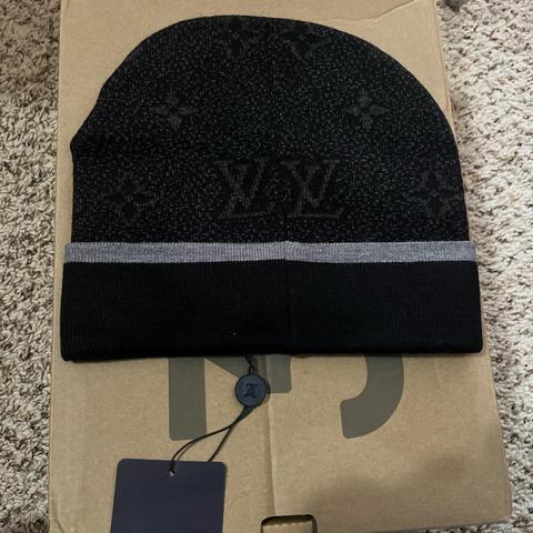 Black Louis Vuitton beanie. Friend gave to me as a - Depop