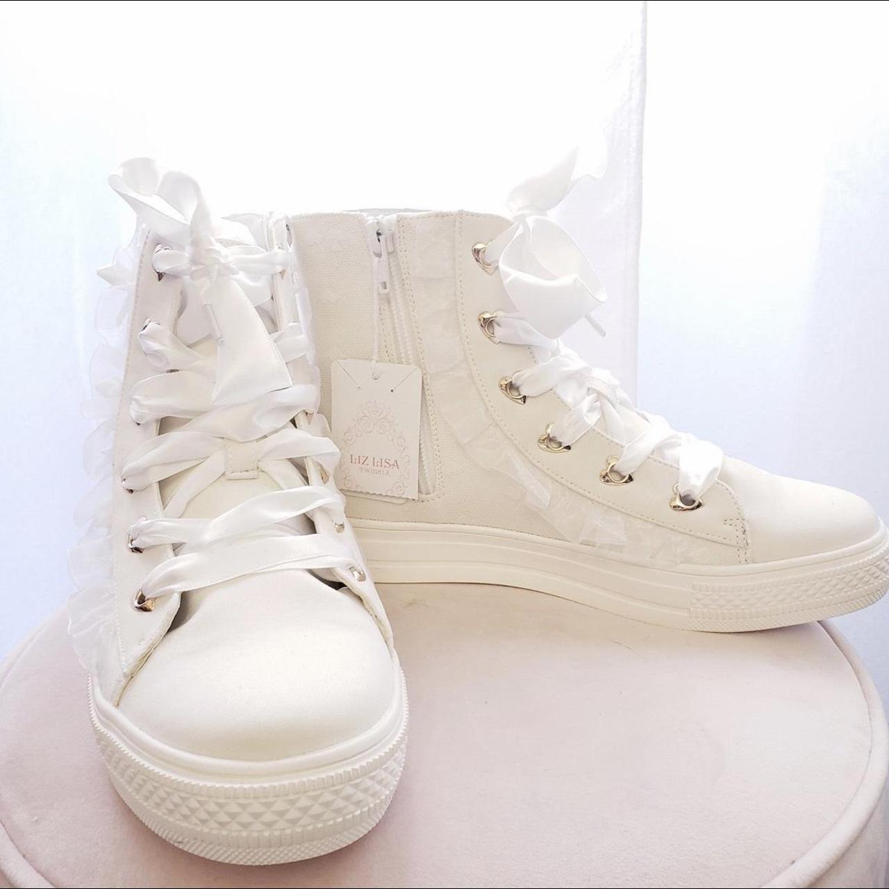 Liz microsuede clearance high top sneakers