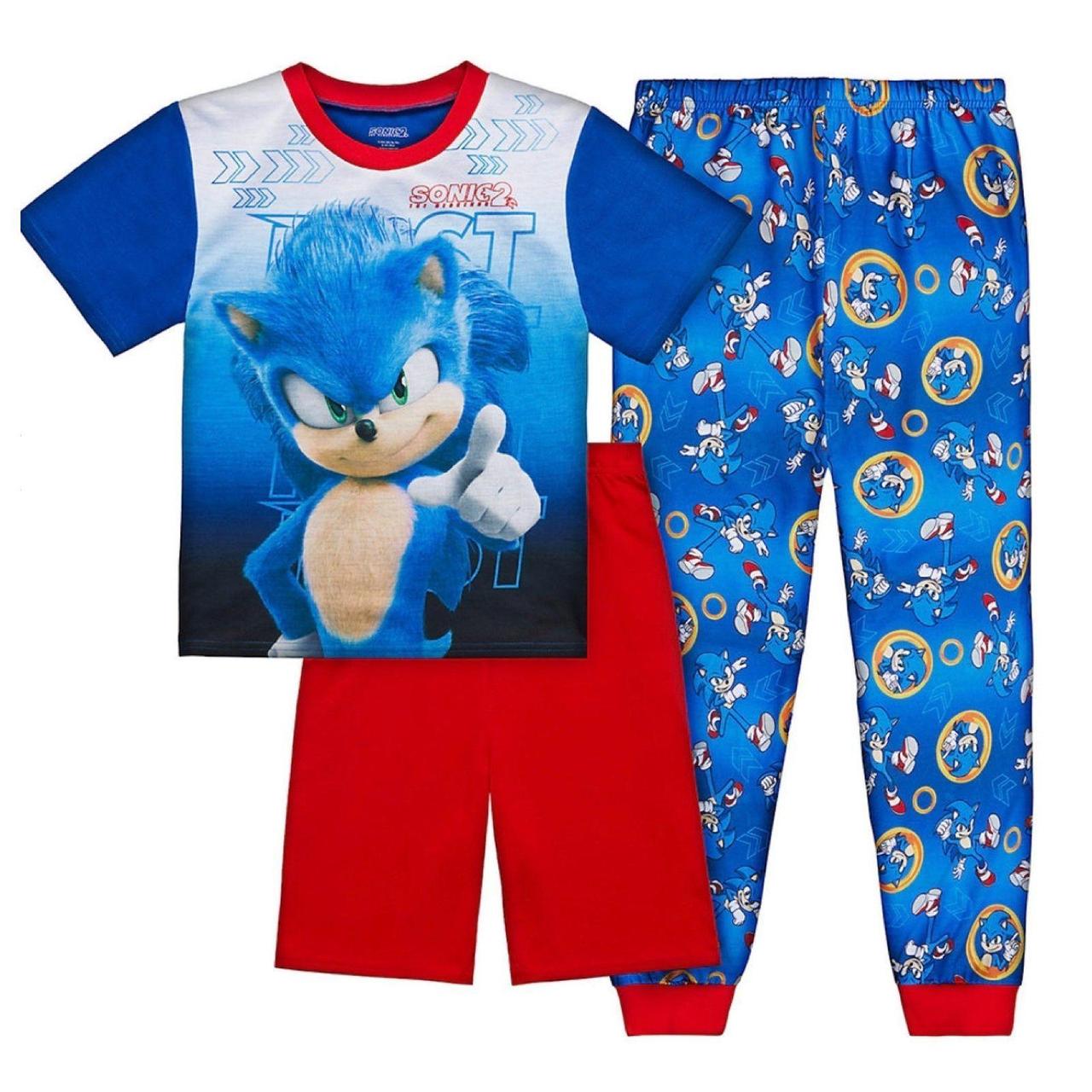 Sonic kids pajamas hot sale