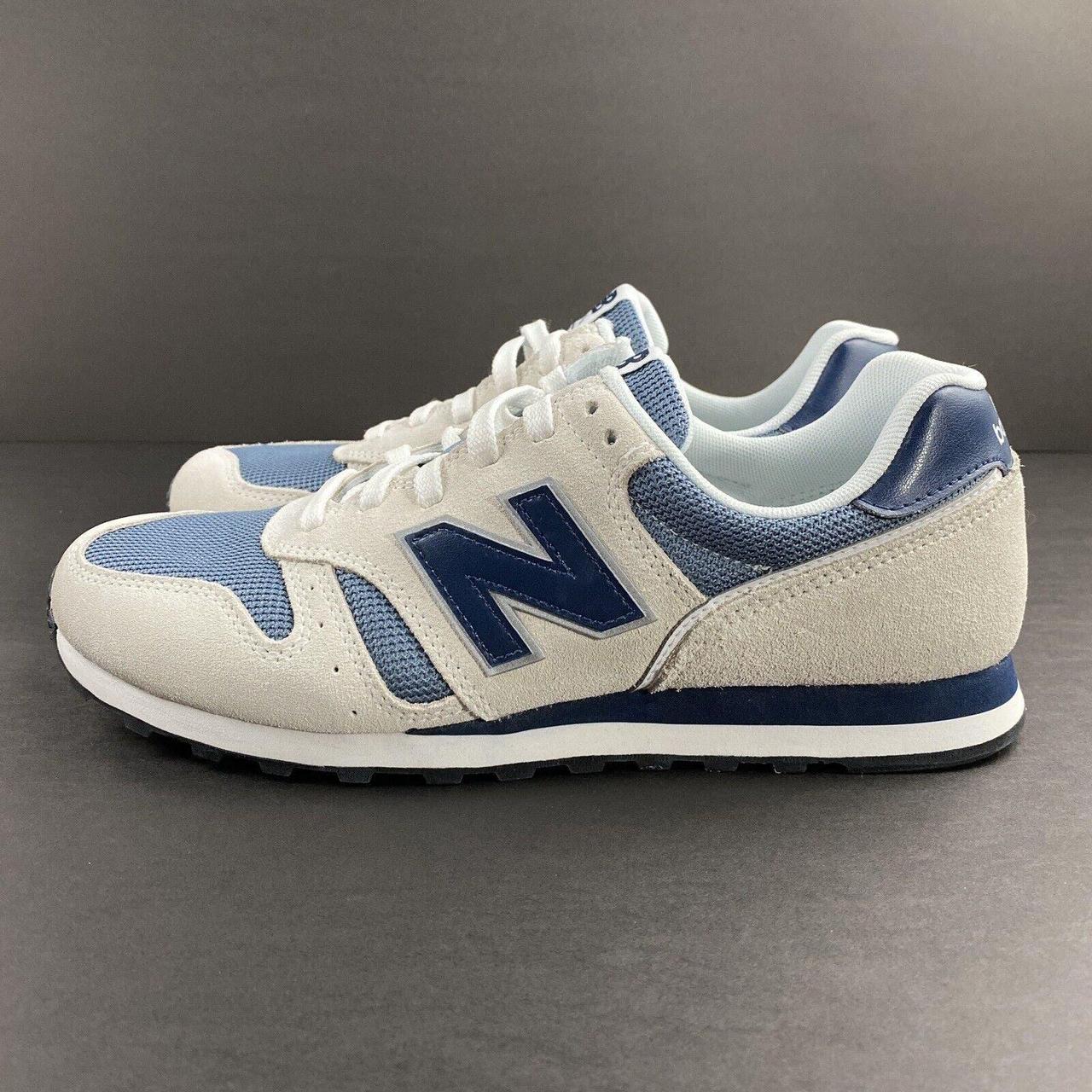 New Balance 373 ML373OF2 Mens 8.5 Sneaker Beige/Blue... - Depop