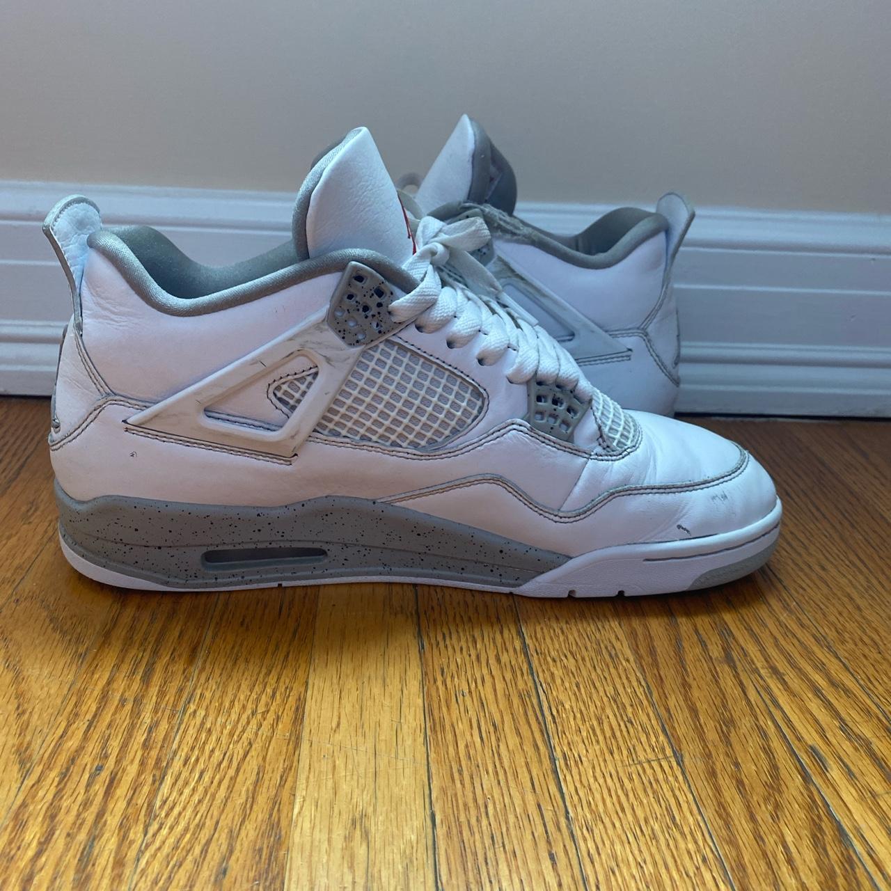 Jordan 4 White Oreos - size 9.5 mens. NO BOX. In... - Depop