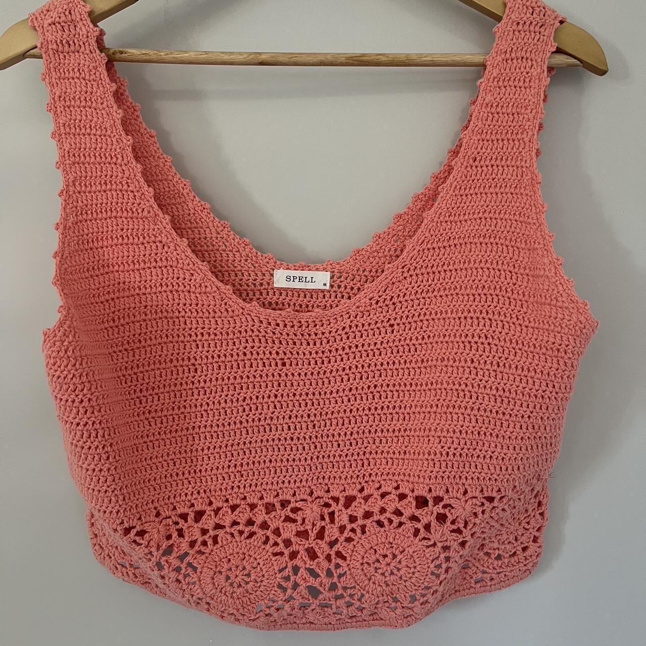 Spell crochet let the sunshine in cami Worn once Depop