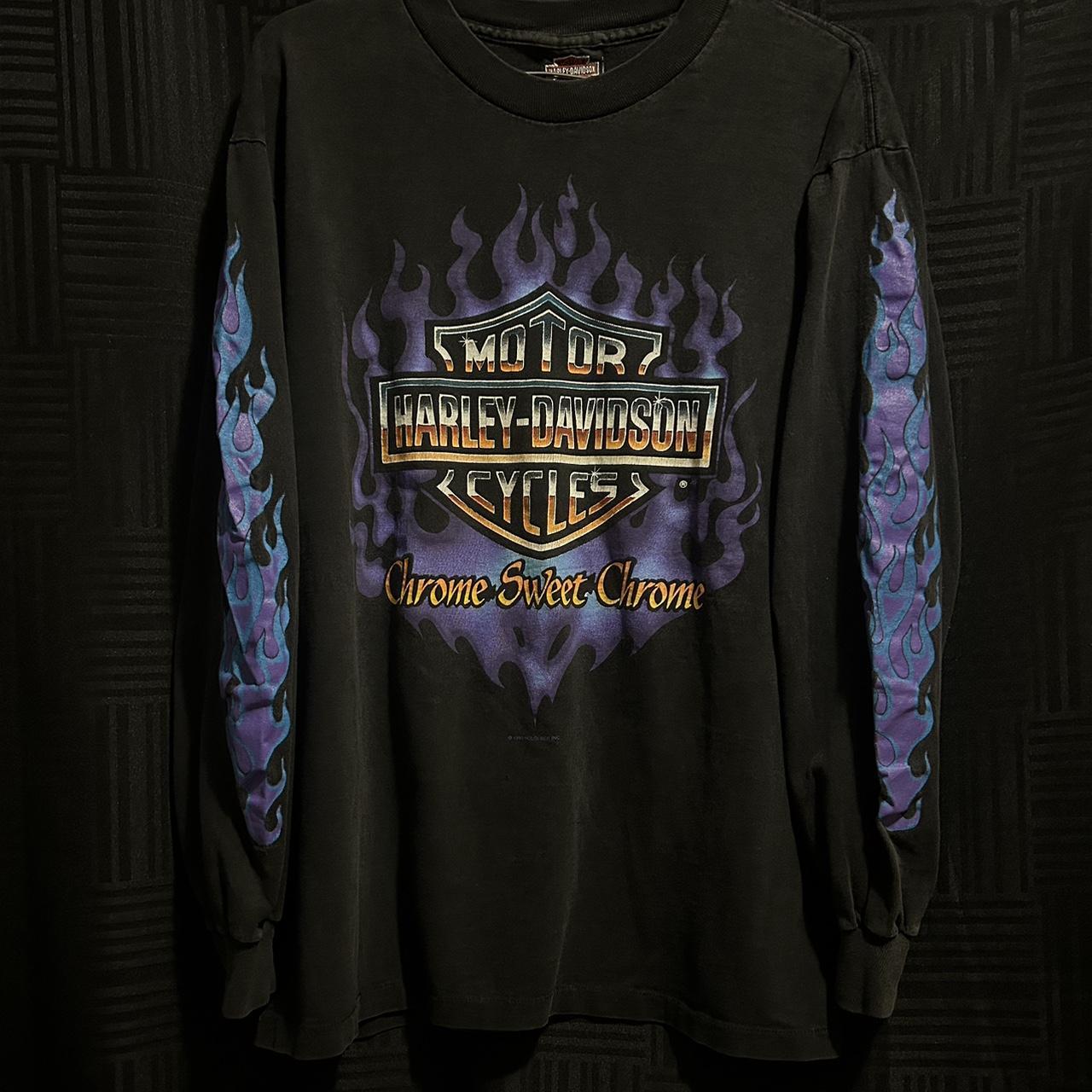 Harley Davidson CHROME 90s tシャツ