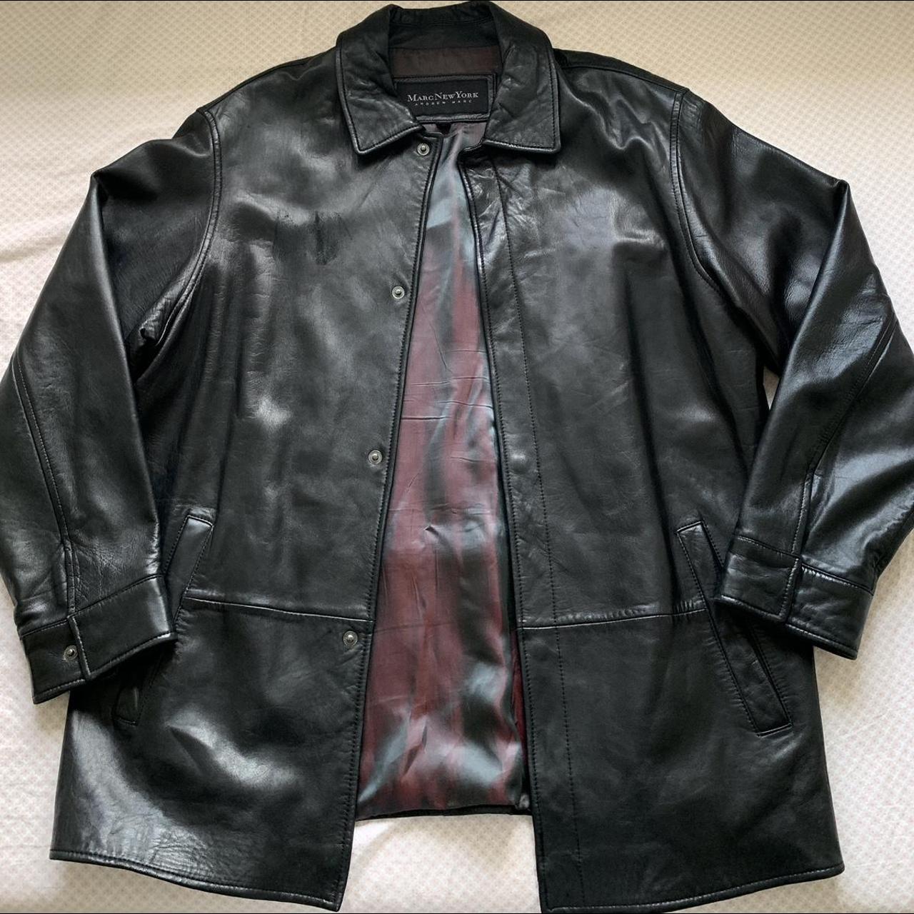 Vintage andrew marc outlet leather jacket