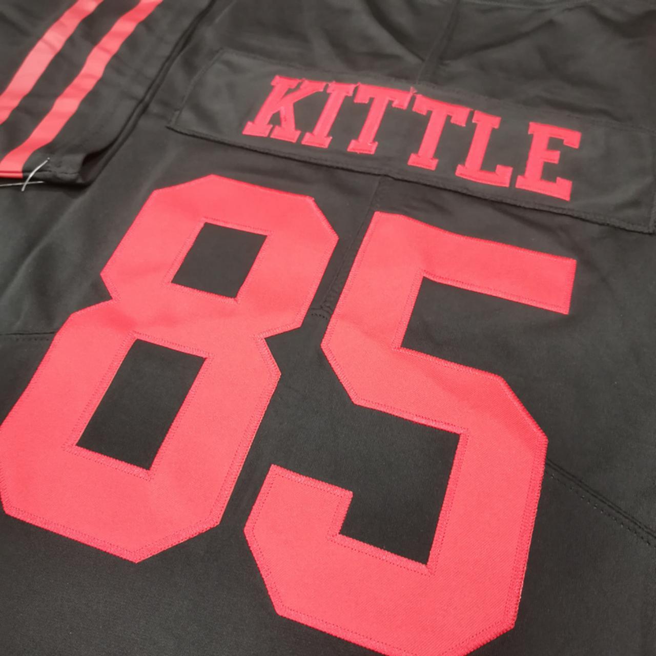 Nike Men's San Francisco 49ers George Kittle #85 Black T-Shirt