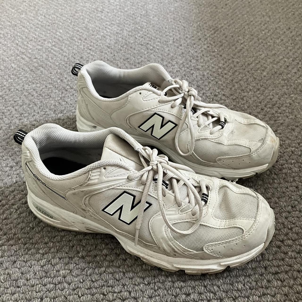 New Balance 530 white sneakers Men’s US 12 - Depop