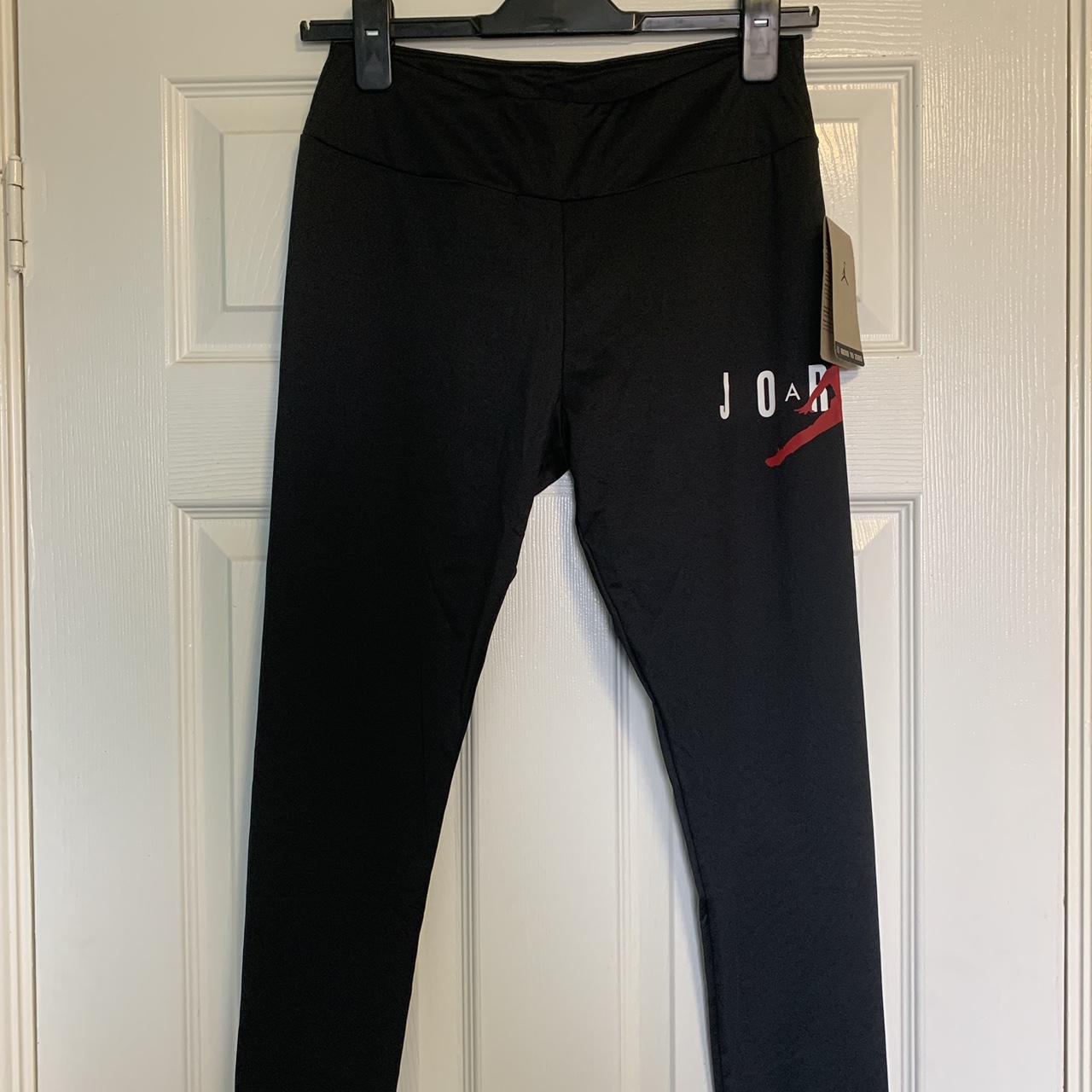 Brand new juniors XL Nike Jordan leggings in black. - Depop