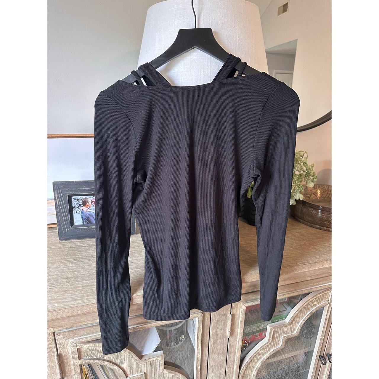 LNA NWT Parallel Ribbed newest Top Black Small