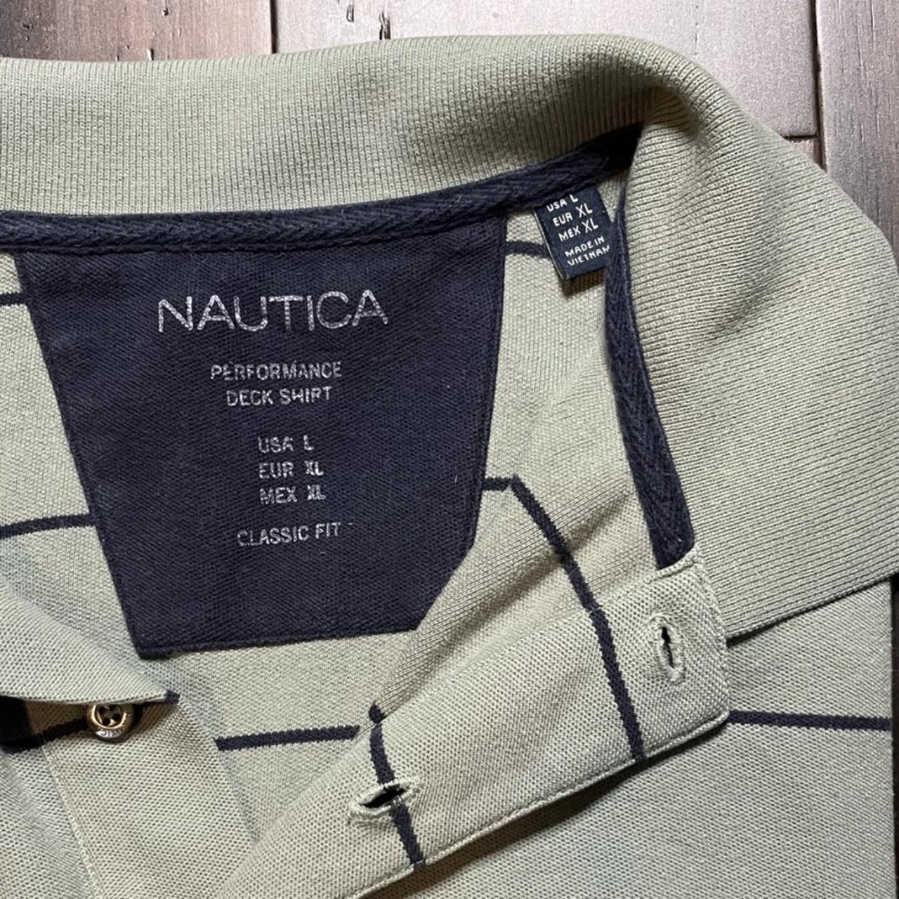 Nautica performance, deck shirt, classic fit polo, - Depop