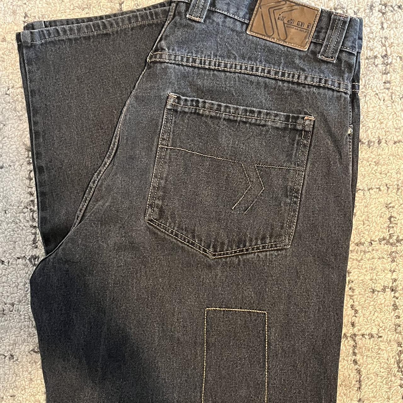 Karl Kani jeans Embroidery all around Send offers - Depop