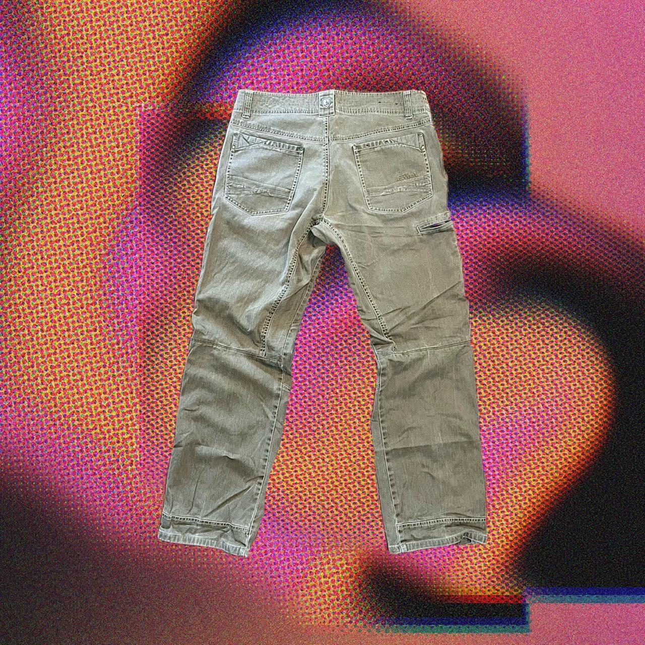 Kuhl Easy Rydr Men's Vintage Patina Dye Jeans Brown - Depop