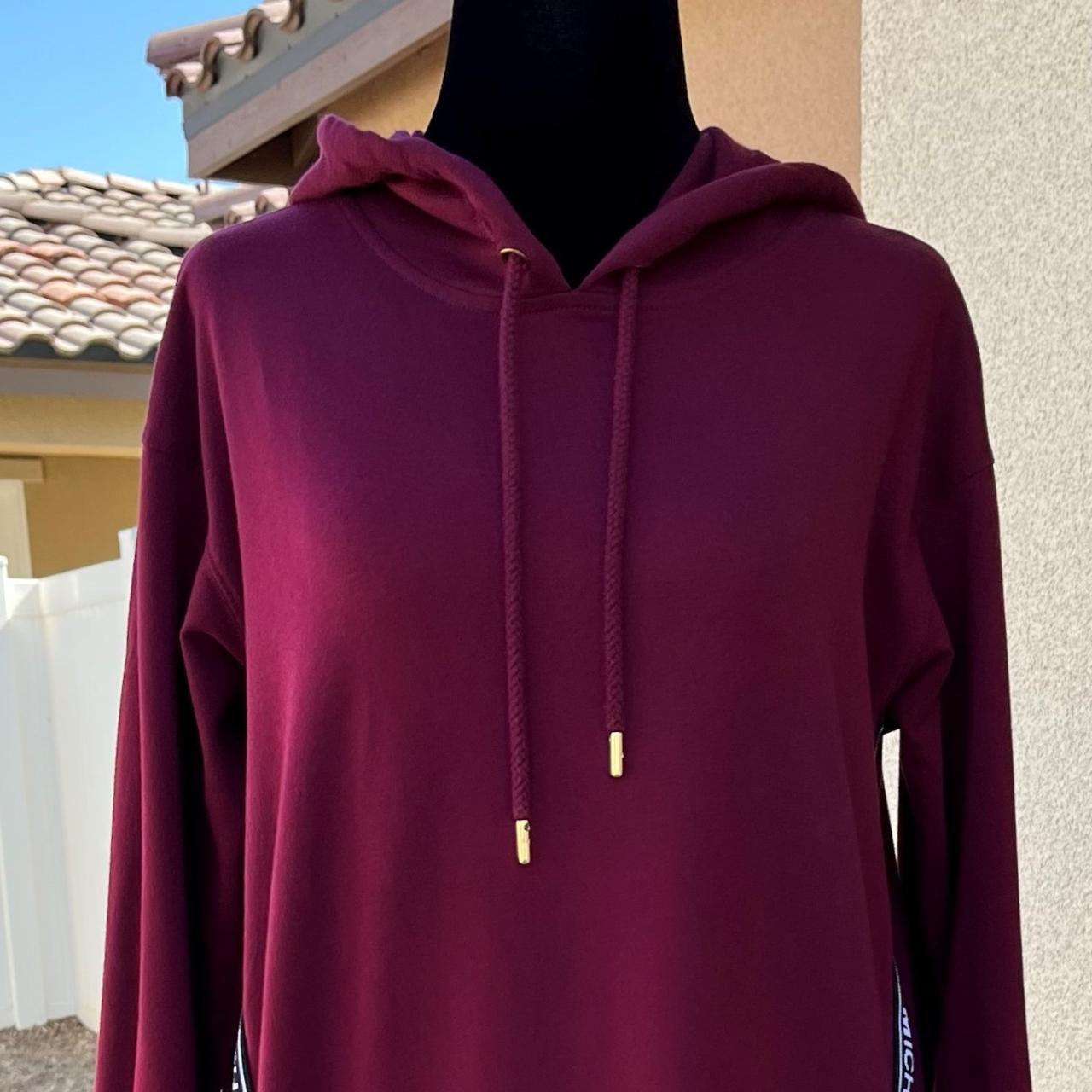 Michael kors deals hoodie womens purple