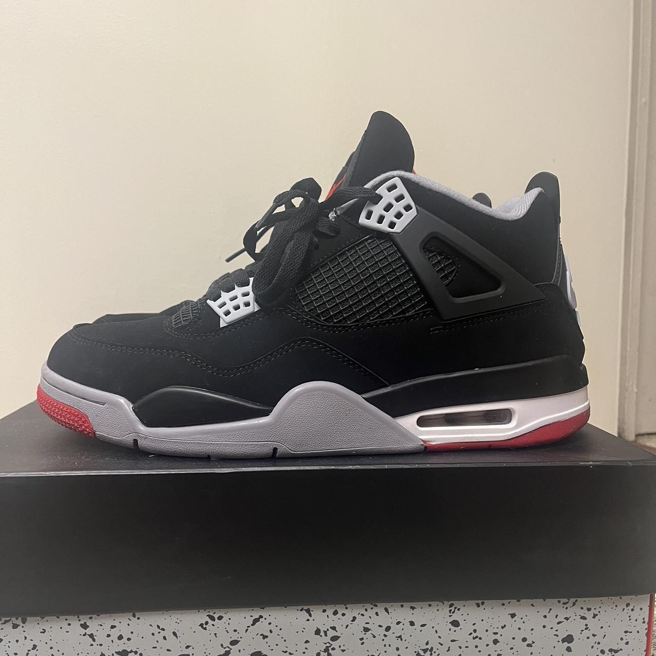 AIR JORDAN 4 OG BRED 2019 Worn only twice, in... - Depop