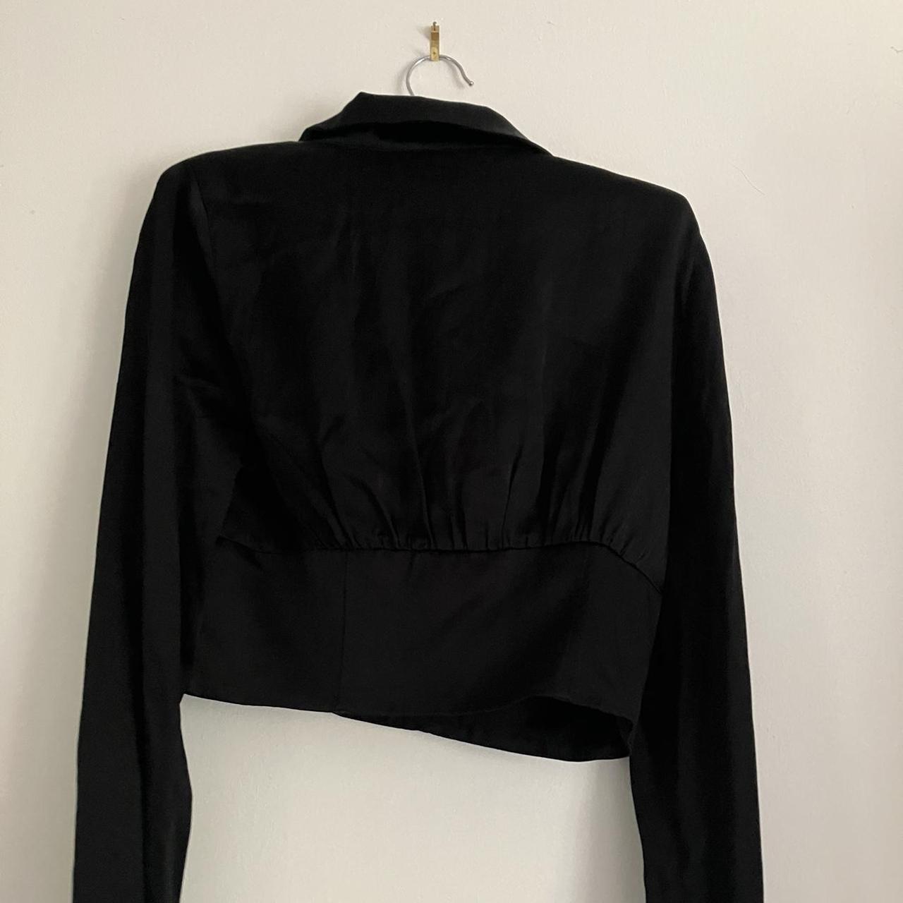 Zara Women's Black Blouse | Depop