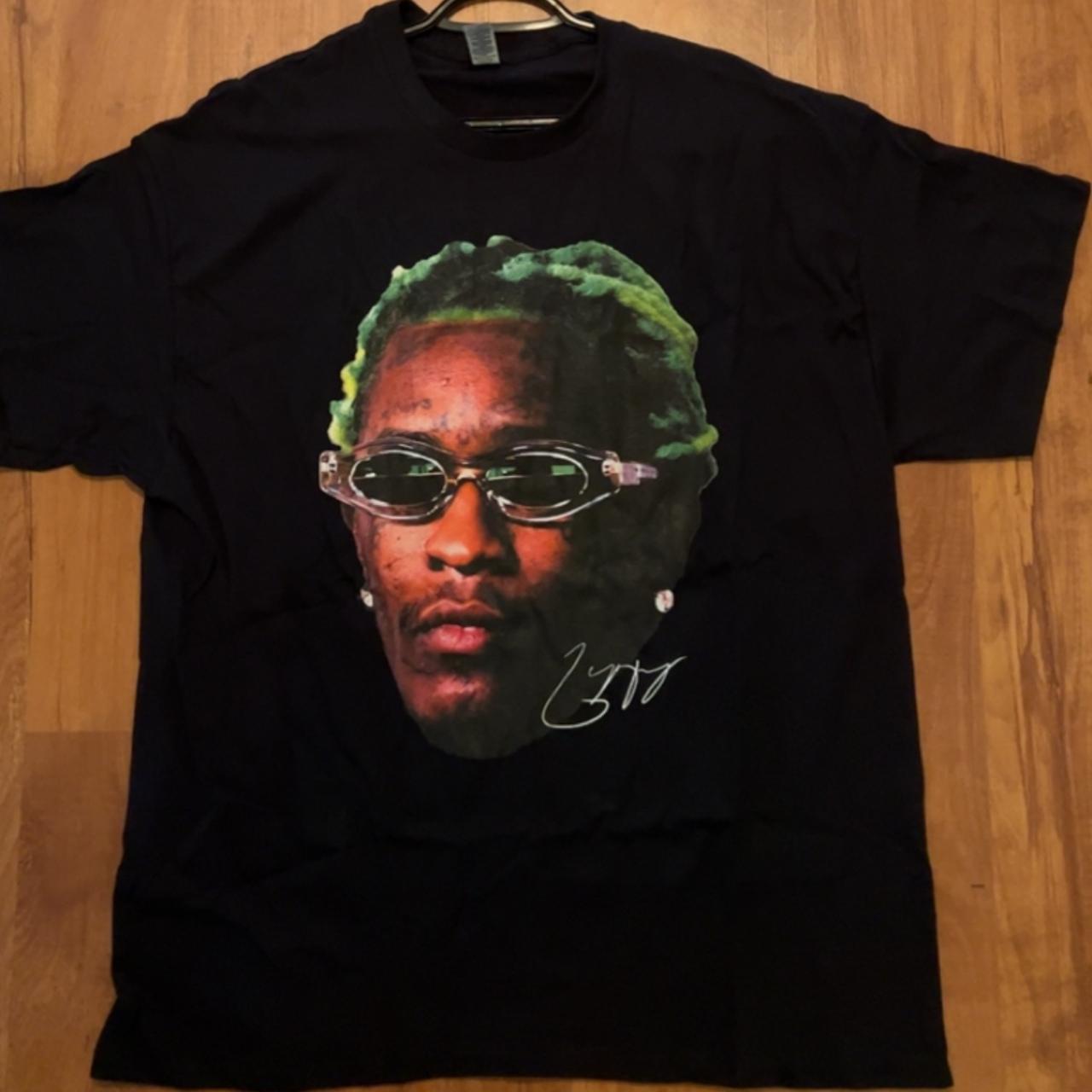 Young Thug Free Slime Autograph T-shirt Sizes:... - Depop