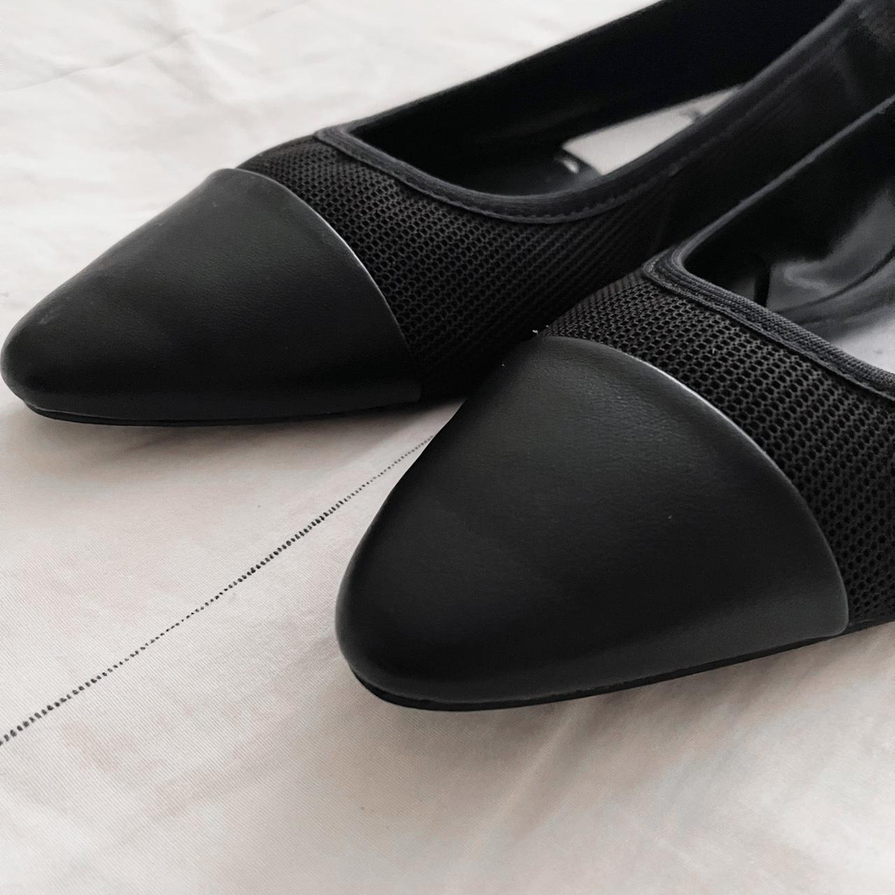 Zara Black newest Fabric Shoes(Size 39/8)