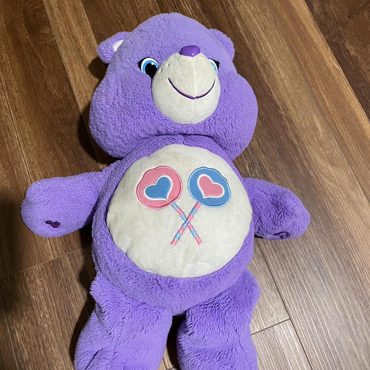 purple care bear plushie. Depop