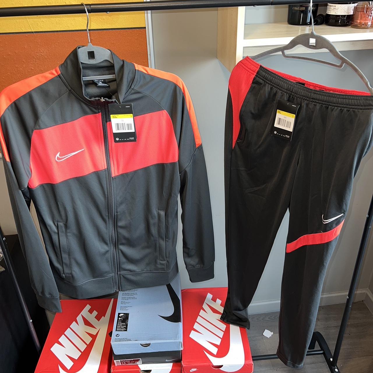 Nike Men's Red Jumpsuit Depop