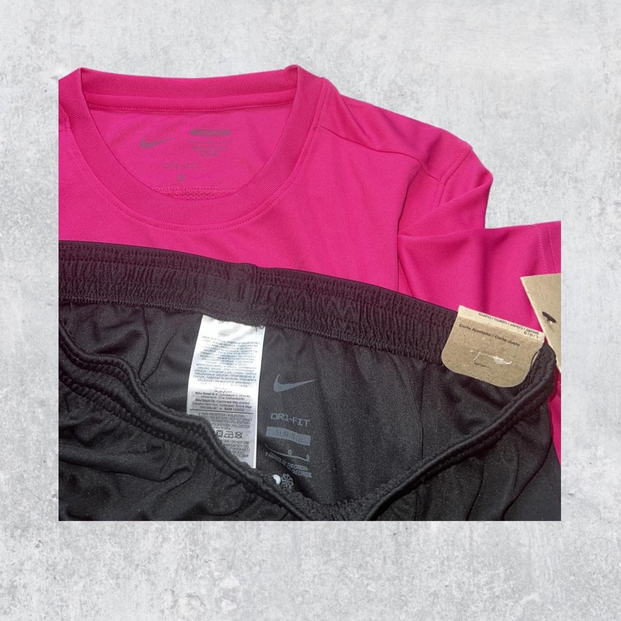 Nike Dri-Fit Set | Pink | T-Shirt & Shorts