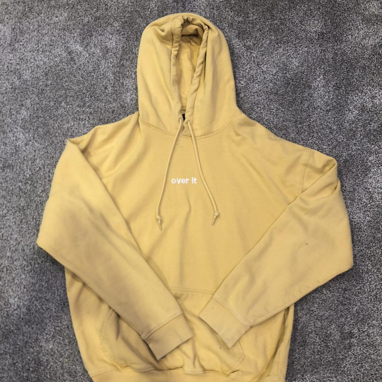 Rue 21 Men's Yellow Hoodie | Depop